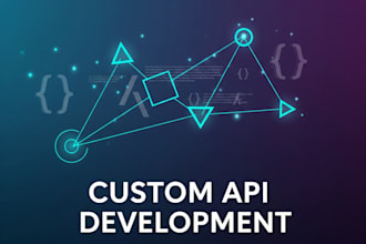 create your custom backend API and frontend