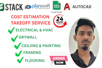 do electrical hvac cost estimate planswift or stack takeoff