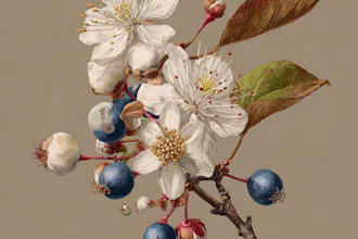 paint watercolour botanical illustrations