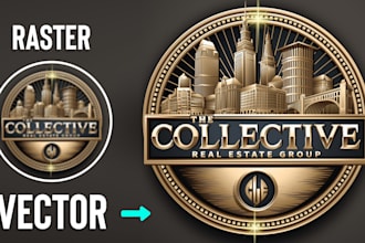 do vector tracing, vectorize image, convert logo to vector