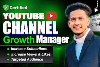 be your youtube channel growth manager