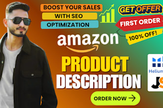 write SEO optimized amazon product descriptions