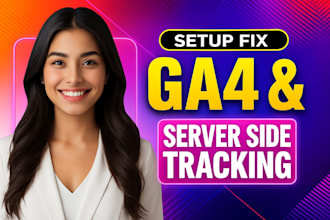 fix ga4, google analytics and conversion tracking and reporting data