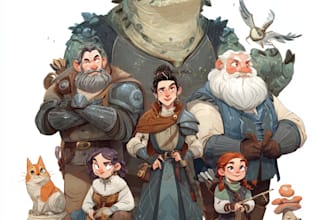 draw your dnd party