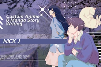 write anime stories, manga plots, and light novel ideas