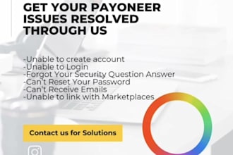 unblock and recover your payoneer account