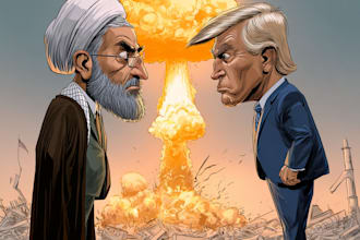 draw satire, editorial or political cartoons for you