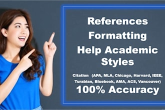 provide professional citation and formatting services