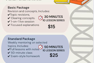 teach biology and chemistry to highschoolers