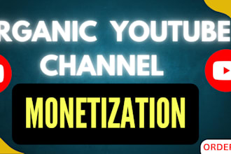 do promote your youtube channel organically to get monetized