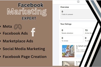 create and manage facebook marketplace ads and sponsored ads