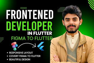 convert figma to flutter mobile app UI for android and ios