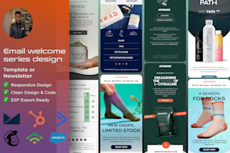design a klaviyo welcome email series for your shopify store