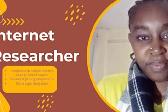 do detailed internet research