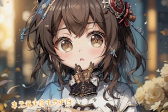 create chibi fan art of your favorite anime character