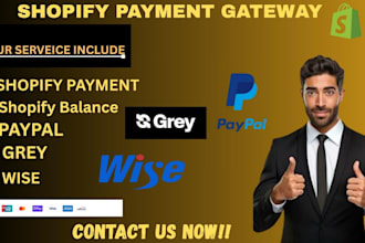 activate shopify payment gateway shopify balance paypal grey