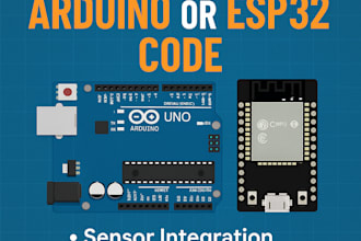 write and troubleshoot arduino or esp32 code for your project