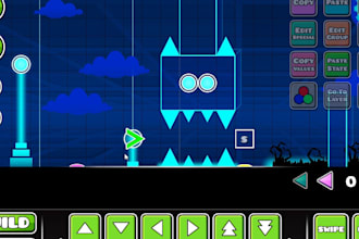 build a geometry dash solo level