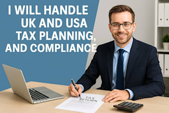 handle UK and USA tax filing, tax planning, and compliance