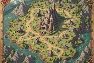 make a fantasy map for your dnd game