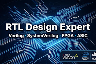 design rtl, verilog, systemverilog modules for fpga and asic digital desi