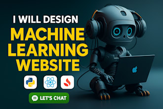 design a machine learning website with python, react, and streamlit
