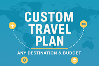 personalized travel plan for any destination and budget