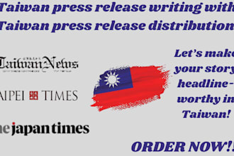do taiwan press release writing with taiwan press release distribution
