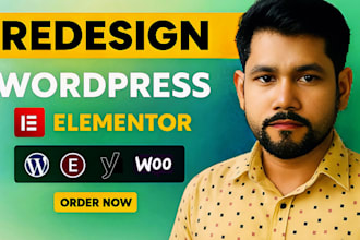 redesign wordpress elementor sites to load faster and work on all devices