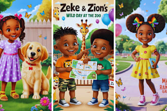 illustrate children book, children story book illustration, kids illustration
