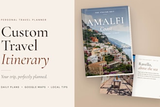 create a custom travel itinerary and personalized trip plan