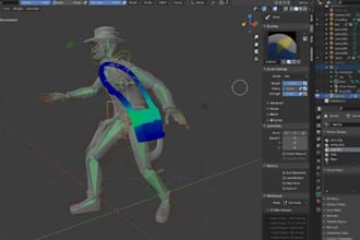 rig, weight paint, and convert models for ue5, blender, mmd, vrm, vtuber