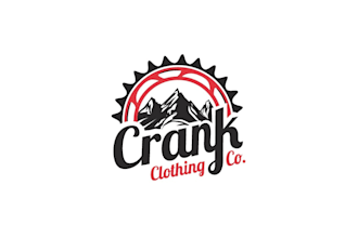 design a modern custom mountain sport clothing brand logo