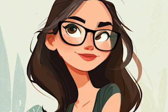 draw cartoon vector portrait or illustration