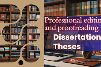 do professional editing and proofreading for dissertations and theses