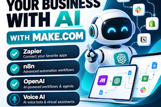 automate your business workflows using zapier or n8n