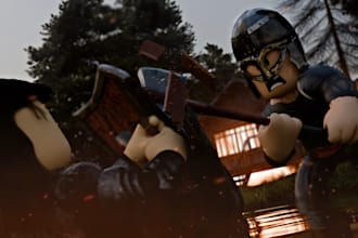 create high quality roblox gfx thumbnails icons and game art