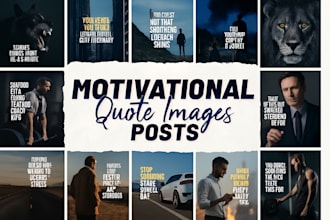 design motivational quotes for social media
