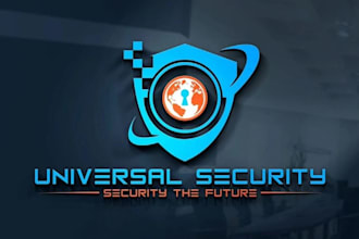 create technology crypto security logo design for you