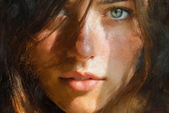 do classical baroque oil painting portrait and illustration