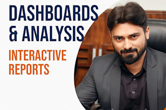 create interactive dashboards and analyse your data in power bi