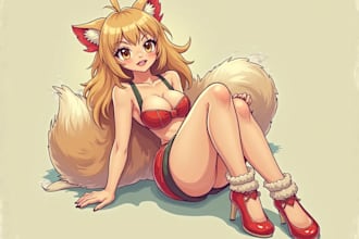 nake nsfw or sfw comic, furry comic, erotic , pin up comic