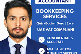be your monthly bookkeeper for quickbooks