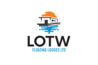 design amazing houseboat rental company logo