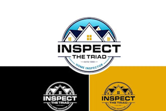 design outdoor adventure logo for home inspections
