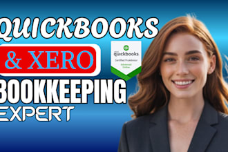 be expert for quickbook online bookkeeping, setup, catchup, cleanup, accounting