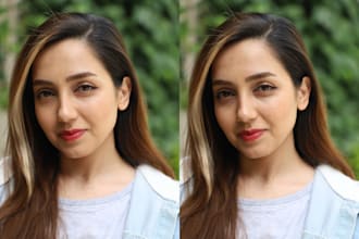 do any type of photo editing and retouching  or fixing your makeup
