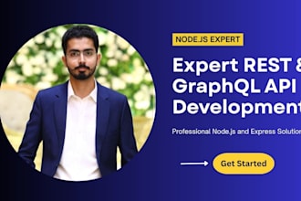 be your backend developer for developing node js and graphql apis
