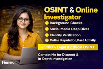 provide private detective background check osint  find someone