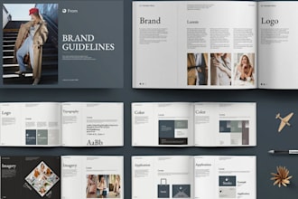 design a brand style guide and visual identity